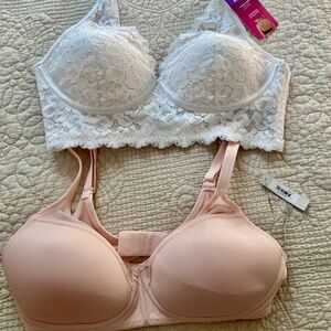 New with Tags Wireless Bras